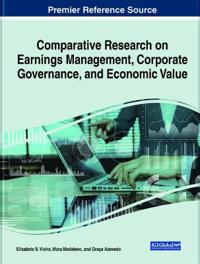 Kirjan kansi "Comparative Research on Earnings Management, Corporate Governance, and Economic Value"