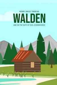 Kirjan kansi "Walden, and on the Duty of Civil Disobedience"