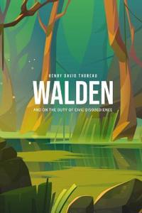 Kirjan kansi "Walden, and on the Duty of Civil Disobedience"
