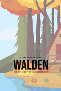 Kirjan kansi "Walden, and on the Duty of Civil Disobedience"