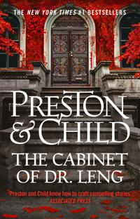 Kirjan kansi "The Cabinet of Dr. Leng"