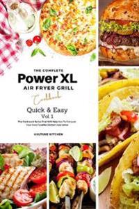 Bokomslag för "The Complete Power XL Air Fryer Grill Cookbook"
