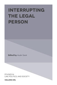 Bokomslag för "Interrupting the Legal Person"