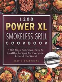 Bokomslag för "1200 Power XL Smokeless Grill Cookbook"