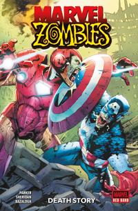 Kirjan kansi "Marvel Zombies: Red Band - Death Story"