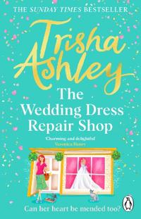 Kirjan kansi "The Wedding Dress Repair Shop"
