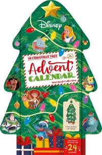 Disney: 3D Christmas Tree Advent Calendar Storybook Collection