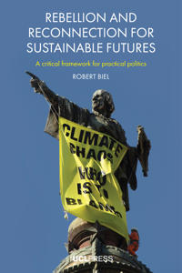 Kirjan kansi "Rebellion and Reconnection for Sustainable Futures"