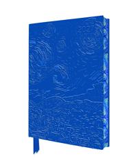 Vincent van Gogh: The Starry Night 2027 Artisan Art Vegan Leather Diary Planner - Page to View with Notes
