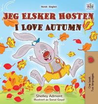 Kirjan kansi "I Love Autumn (Norwegian English Bilingual Children's Book)"