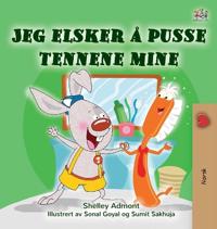 Bokomslag för "I Love to Brush My Teeth (Norwegian Children's Book)"