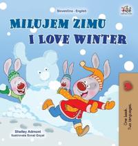 Kirjan kansi "I Love Winter (Slovak English Bilingual Children's Book)"