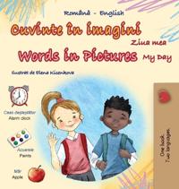 Bokomslag för "Words in Pictures - My Day (Romanian English Bilingual Children's Book)"
