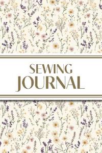 Sewing Journal (Wildflowers on Cream Background )