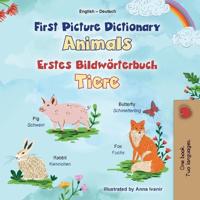 First Picture Dictionary - Animals (English German Bilingual Children's Book)