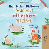 Bokomslag för "First Picture Dictionary - Animals (English Gujarati Bilingual Children's Book)"