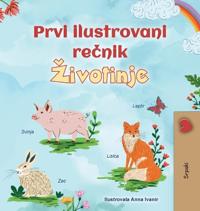 Bokomslag för "First Picture Dictionary - Animals (Serbian Children's Book - Latin Alphabet)"