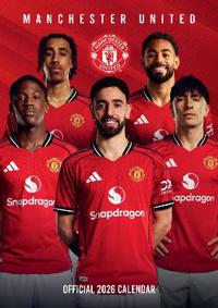 MANCHESTER UNITED FC 2026 A3 CALENDAR