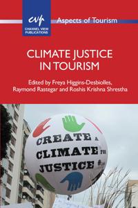 Kirjan kansi "Climate Justice in Tourism"