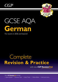New GCSE German AQA Complete Revision & Practice with CGP RevisionHub (for exams from 2026)