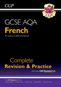 New GCSE French AQA Complete Revision & Practice with CGP RevisionHub (for exams from 2026)