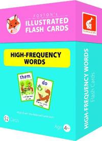 Illustrated High-Frequency Words Flash Cards for Reception, Year 1 and Year 2 - Perfect for Home Learning - with 100 Colourful Illustrations