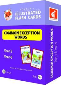 Common Exception Words Flash Cards: Year 5 and Year 6 Words - Perfect for Home Learning - with 102 Colourful Illustrations