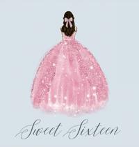 Bokomslag för "Sweet sixteen guest book, party Guest book, birthday party guest book to sign"