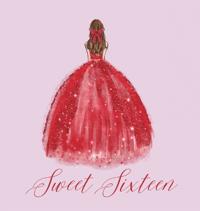 Bokomslag för "Sweet sixteen guest book, party Guest book, birthday party guest book to sign"