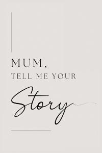 Kirjan kansi "Mum, tell me your story"