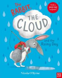 Kirjan kansi "The Rabbit, the Cloud and the Rainy Day"