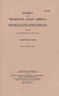 Flora of Tropical East Africa: Campanulaceae