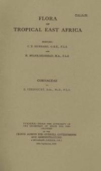 Flora of Tropical East Africa: Cornaceae