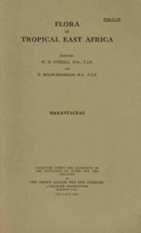 Flora of Tropical East Africa: Marantaceae
