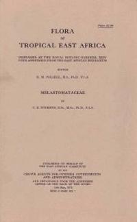 Flora of Tropical East Africa: Melastomataceae