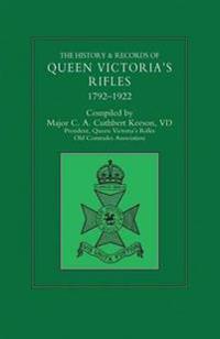 HISTORY & RECORDS OF QUEEN VICTORIA'S RIFLES 1792-1922 Volume Two