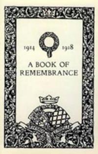 Book of Remembrance 1914-1918