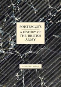 Fortescue's History of the British Army: Volume XIII Maps