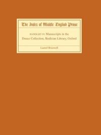 The Index of Middle English Prose Handlist IV