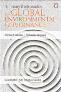 Kirjan kansi "Dictionary and Introduction to Global Environmental Governance"