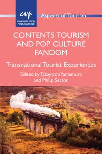 Kirjan kansi "Contents Tourism and Pop Culture Fandom"