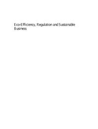 Eco-Efficiency, Regulation and Sustainable Business