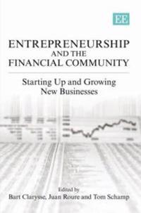 Kirjan kansi "Entrepreneurship and the Financial Community"