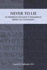 Never to Lie
