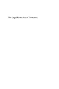 Legal Protection of Databases