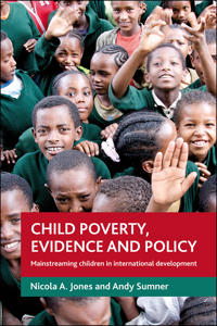 Kirjan kansi "Child poverty, evidence and policy"