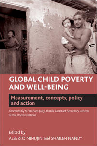 Kirjan kansi "Global Child Poverty and Well-Being"