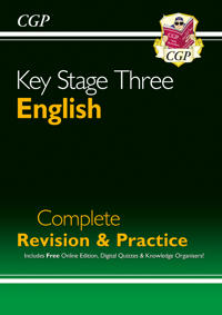 KS3 English Complete RevisionPractice (with Online Edition, Quizzes and Knowledge Organisers)