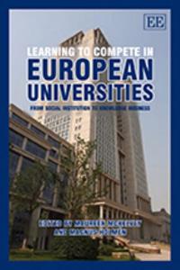 Bokomslag för "Learning to Compete in European Universities"