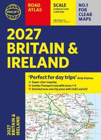 Bokomslag för "Philip’s 2027 Road Atlas Britain & Ireland"